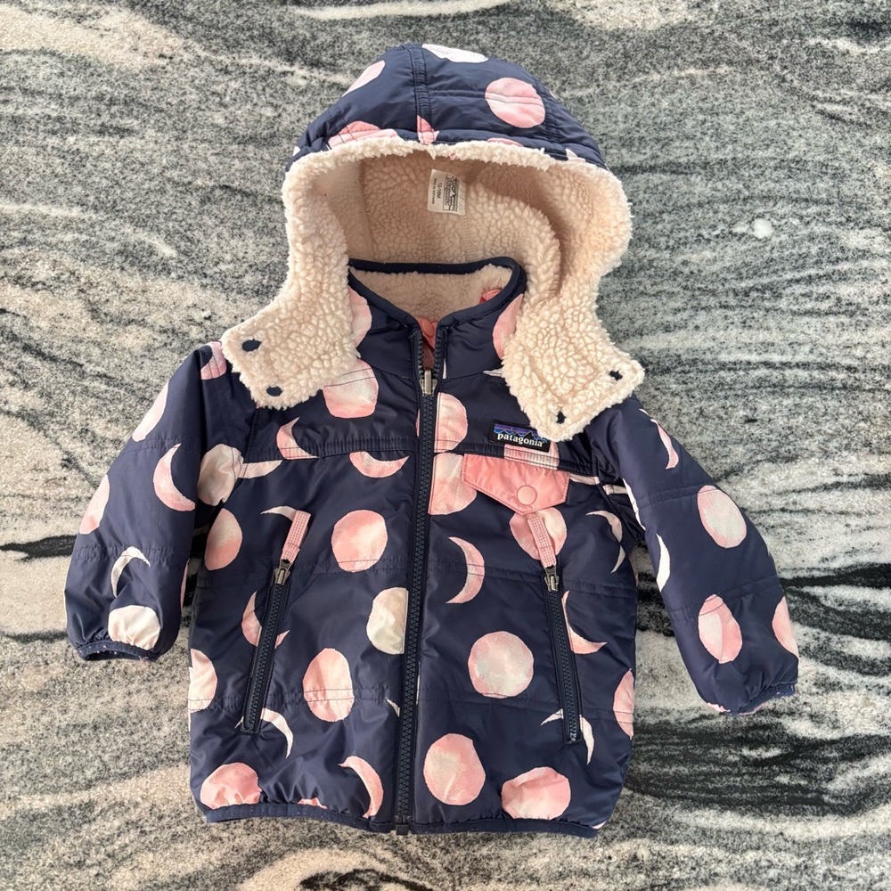 Patagonia baby Reversible Tribbles Hoodie